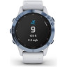 Часы GARMIN FENIX 6 PRO SOLAR MINERAL BLUE TITANIUM WITH WHITESTONE BAND 010-02410-19