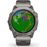 Часы GARMIN FENIX 6X PRO SOLAR TITANIUM WITH VENTED TITANIUM BRACELET 10300