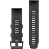 Ремешок сменный для GARMIN FENIX 5XPLUS 26MM QUICKFIT BLACKSILICONE BAND 010-12741-00