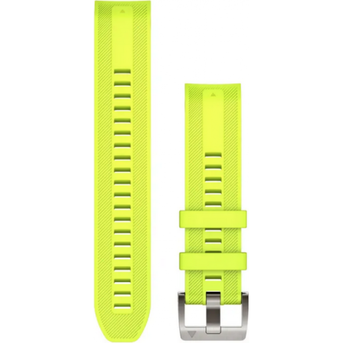 Ремешок сменный GARMIN QUICKFIT 22 AMP YELLOW SILICONE STRAP MARQ ATHLET 11700